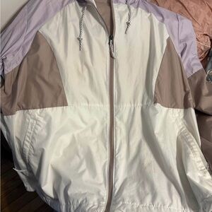 Columbia Women's Lavender and Cream Bomber Jacket